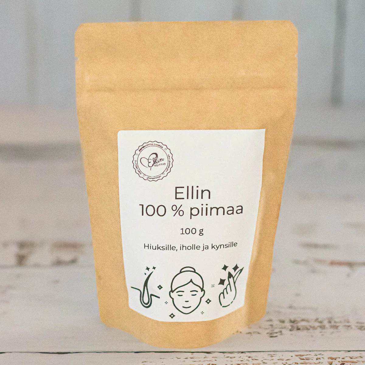Ellin 100 % piimaa, 100 g, Ellin Keittiö