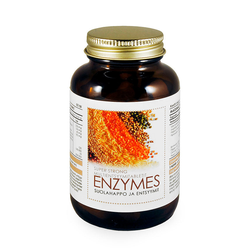 Enzymes – suolahappo ja entsyymit, 60 tabl, Aboa Medica