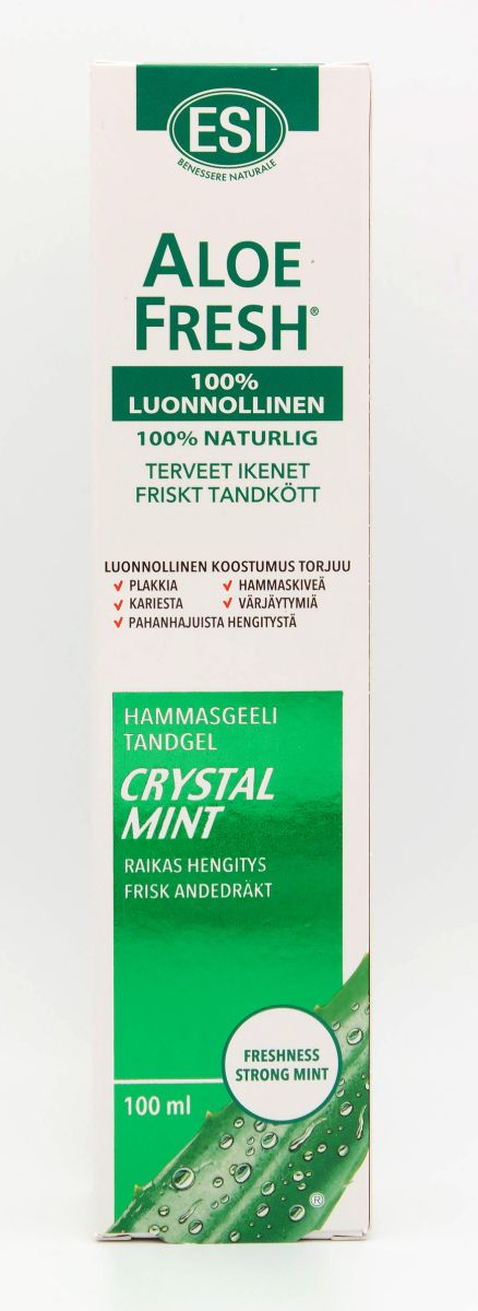 Hammastahna Aloe Fresh Crystal Mint 100ml, ESI