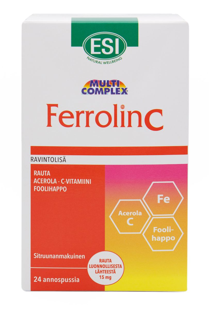 Ferrolin C Vege rauta rautapidolaatti 24pss, ESI