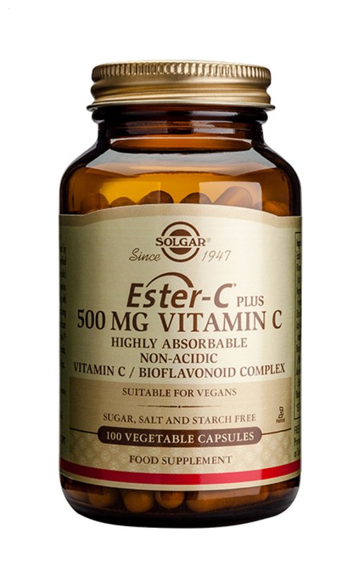 Ester-C Plus 500mg C-vitamiini 100kaps., Solgar