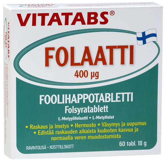 Folaatti 400µg Vitatabs 60tabl., Hankintatukku
