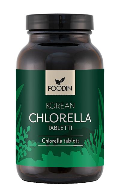 Korean Chlorella tabletit 110g, Foodin