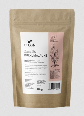 Kurkuma Jauhe 170g, Foodin