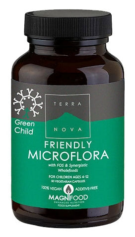 Friendly Microflora Maitohappobakteeri Green Child 50kaps., TerraNova