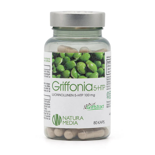 Griffonia 5-HTP 80 kaps, Natura Media