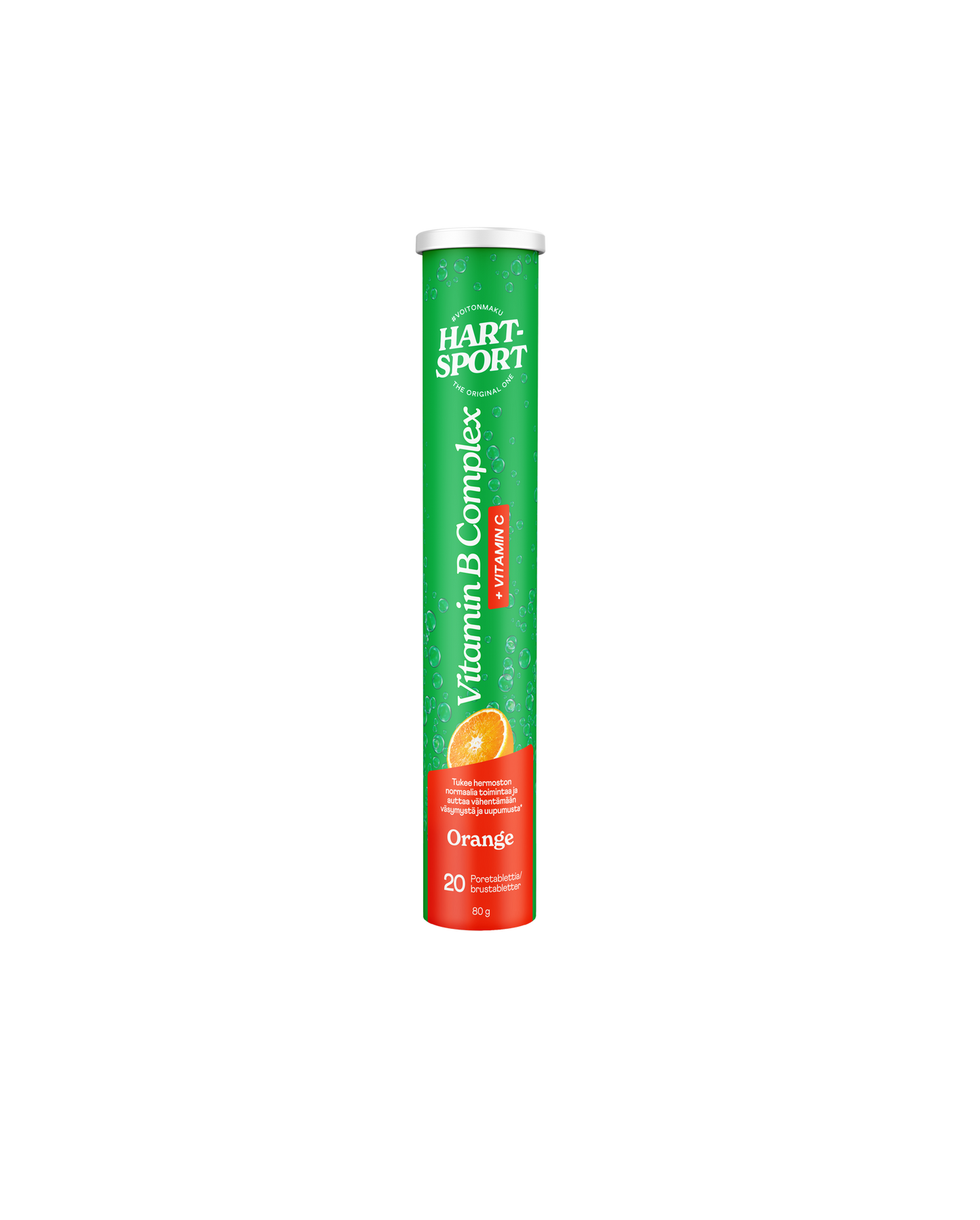 Hart-Sport Vitamin B Complex Poretabletti - Appelsiini 20 tabl.