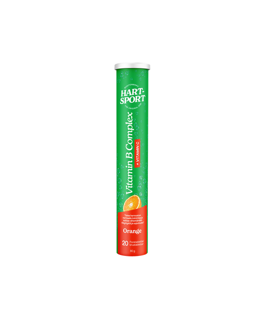 Hart-Sport Vitamin B Complex Poretabletti - Appelsiini 20 tabl.