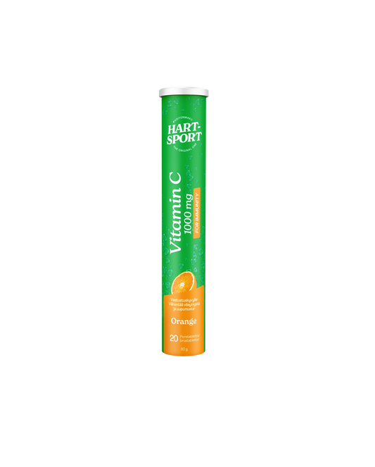 Hart-Sport Vitamin C Poretabletti- appelsiini 20 tabl.