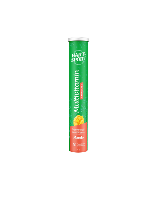Hart-Sport Multivitamin + Minerals Poretabletti - Mango 20 tabl.