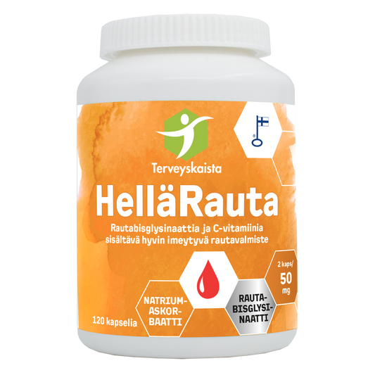HelläRauta 50 mg 120 kaps, Terveyskaista