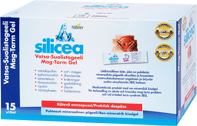 Silicea vatsa-suolistogeeli annospussi 15x15 ml