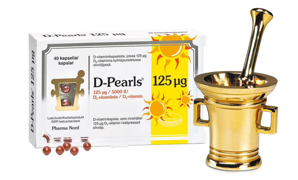 D-Pearls 125µg 120kaps, Pharma Nord
