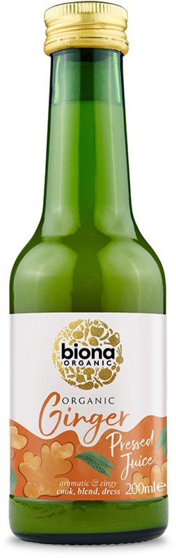 Inkiväärimehu luomu 200ml, Biona
