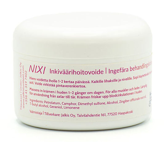 Jalkis Nixi inkiväärihoitovoide 140ml