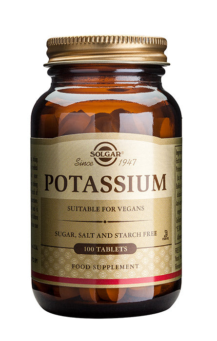 Kalium Glukonaatti 99mg Potassium 100kpl, Solgar