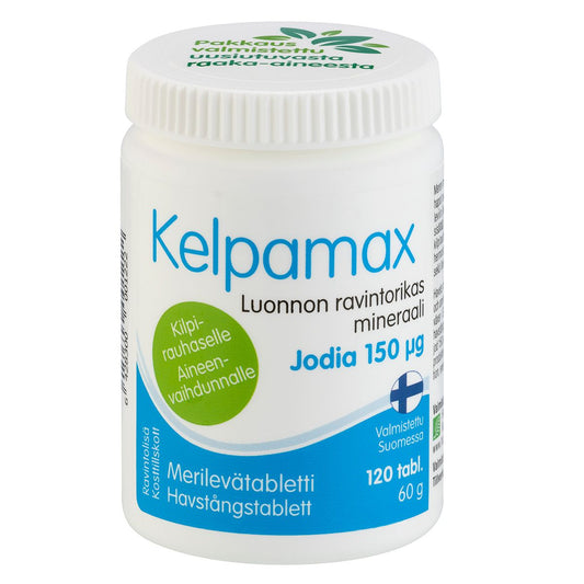 Kelpamax merilevätabletti jodi 120kpl, Hankintatukku