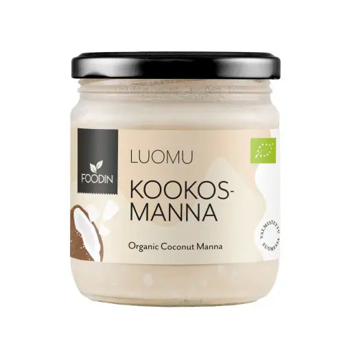 Kookosmanna, Luomu 400ml, Foodin