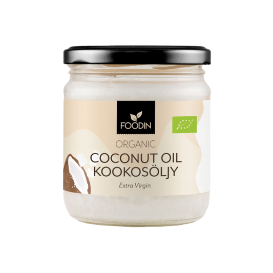 Neitsytkookosöljy kylmäpuristettu luomu 400ml, Foodin