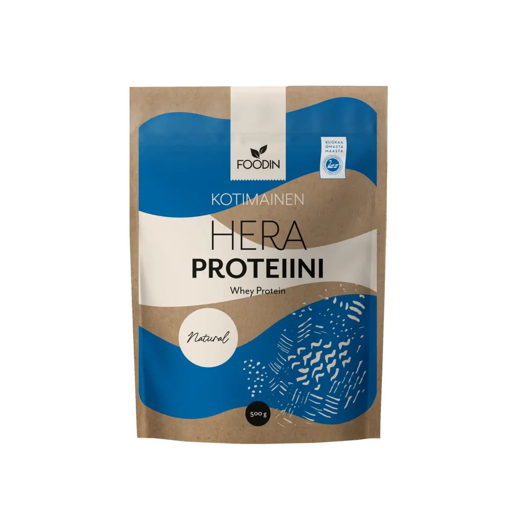 Kotimainen Heraproteiini Maustamaton 500 g, Foodin