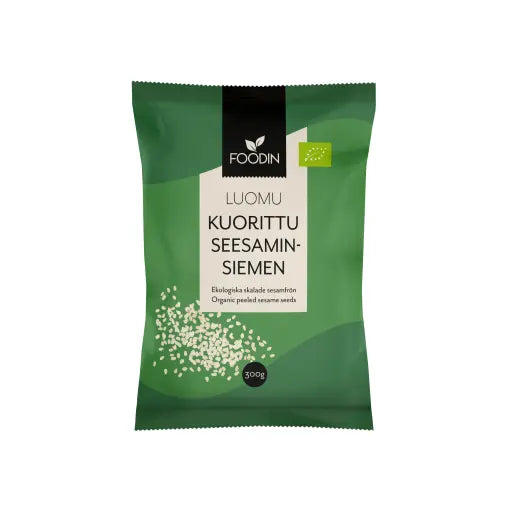 Kuorittu seesaminsiemen, Luomu 300g, Foodin