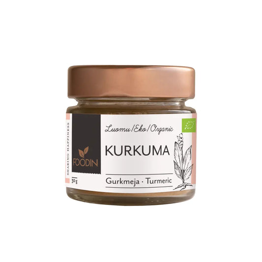 Kurkuma Luomu 30g, Foodin