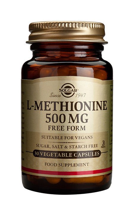 L-Metioniini 500mg L-Methionine 30kaps., Solgar