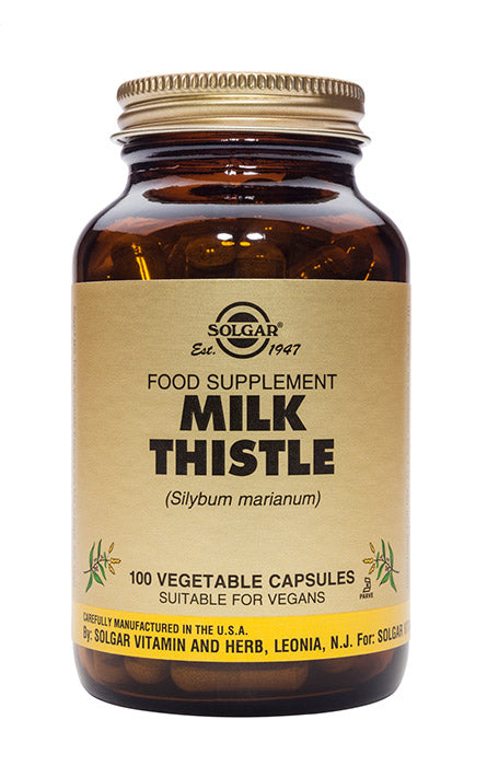 Milk Thistle Maarianohdake silymarin 100mg 100kpl, Solgar