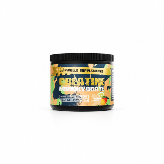 PWOlle Kreatiinimonohydraatti - Mango-Lime 250 g