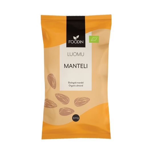 Manteli kuorellinen 500g, Foodin