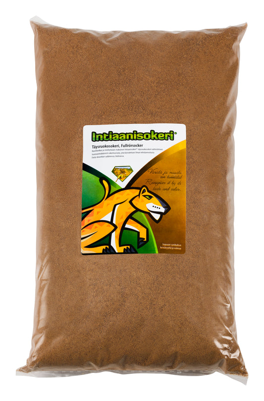 Intiaanisokeri- täysruokosokeri 4 kg, Masajo