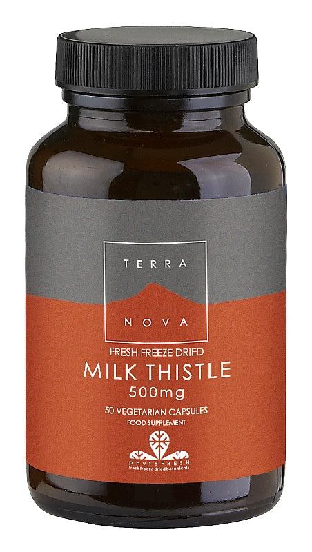 Milk Thistle 500mg Maarianohdake 50vegekaps., Terranova