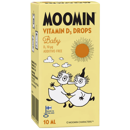 Moomin D-vitamiinitipat 10 ml, Oriola