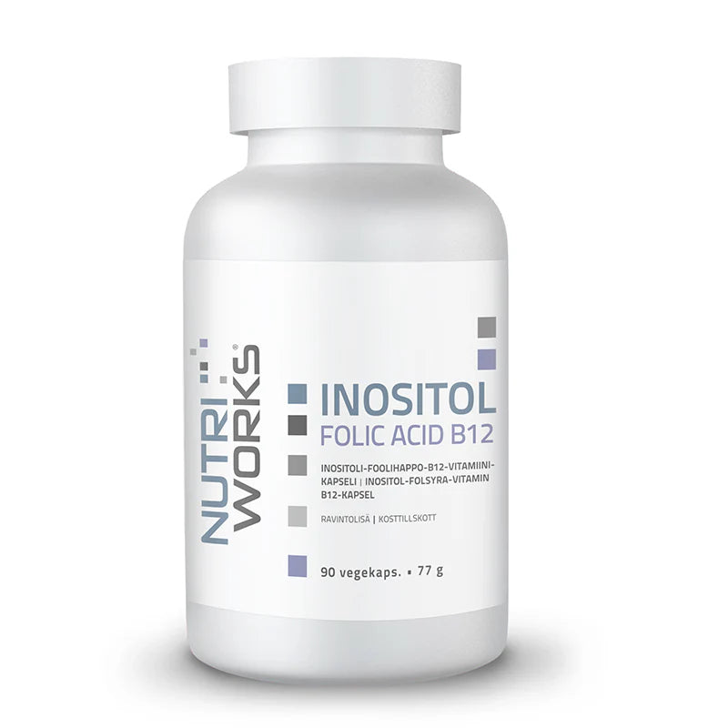 Inositol Folic acid B12, 90 kaps, Nutri Works