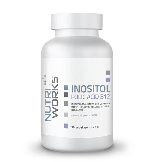 Inositol Folic acid B12, 90 kaps, Nutri Works