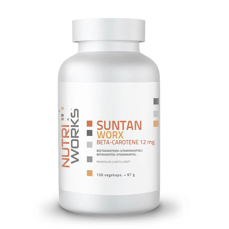 SunTan worX aurinkokapseli, 120 vegekaps, Nutri Works