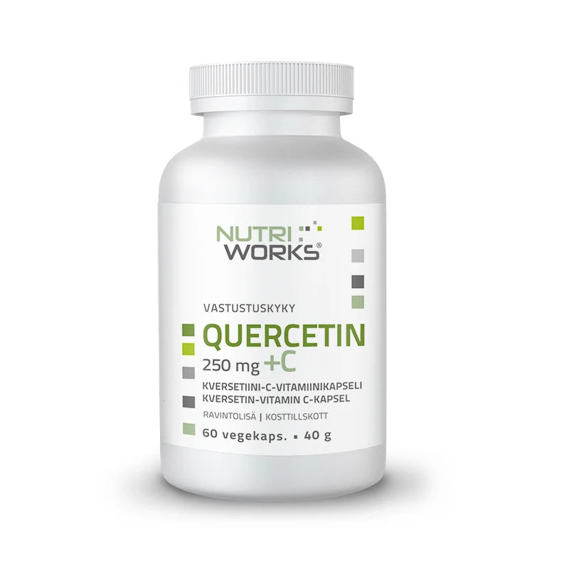 Quercetin 250 mg + C, 60 vegekaps, Nutri Works