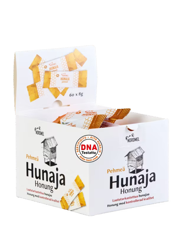 Nordmel Pehmeä Hunaja stickpacks 60 kpö x 8G