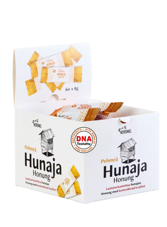 Nordmel Pehmeä Hunaja stickpacks 60 kpö x 8G