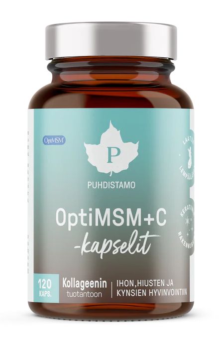 OptiMSM + C + Molybdeeni 120kaps., Puhdistamo