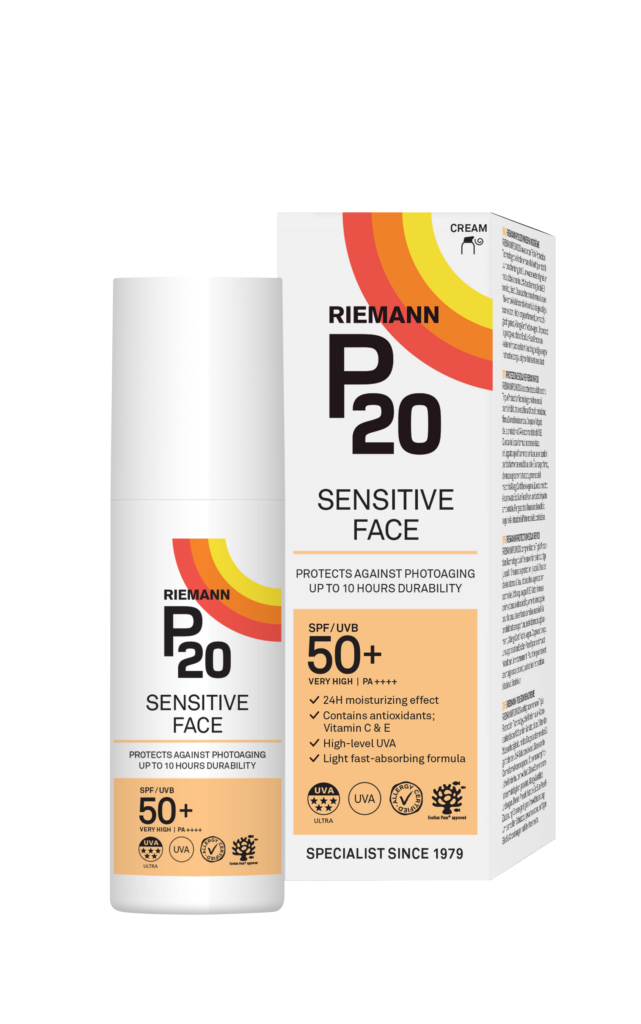 Riemann P20 Sensitive Face cream SPF50+ 50g aurinkovoide