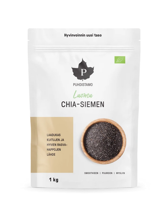 Chia-siemen luomu 1kg, Puhdistamo