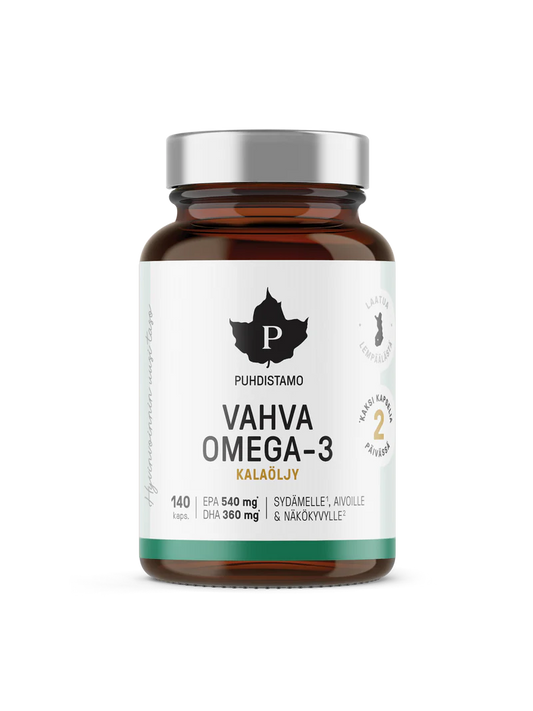 Omega-3 Vahva  140 kaps, Puhdistamo