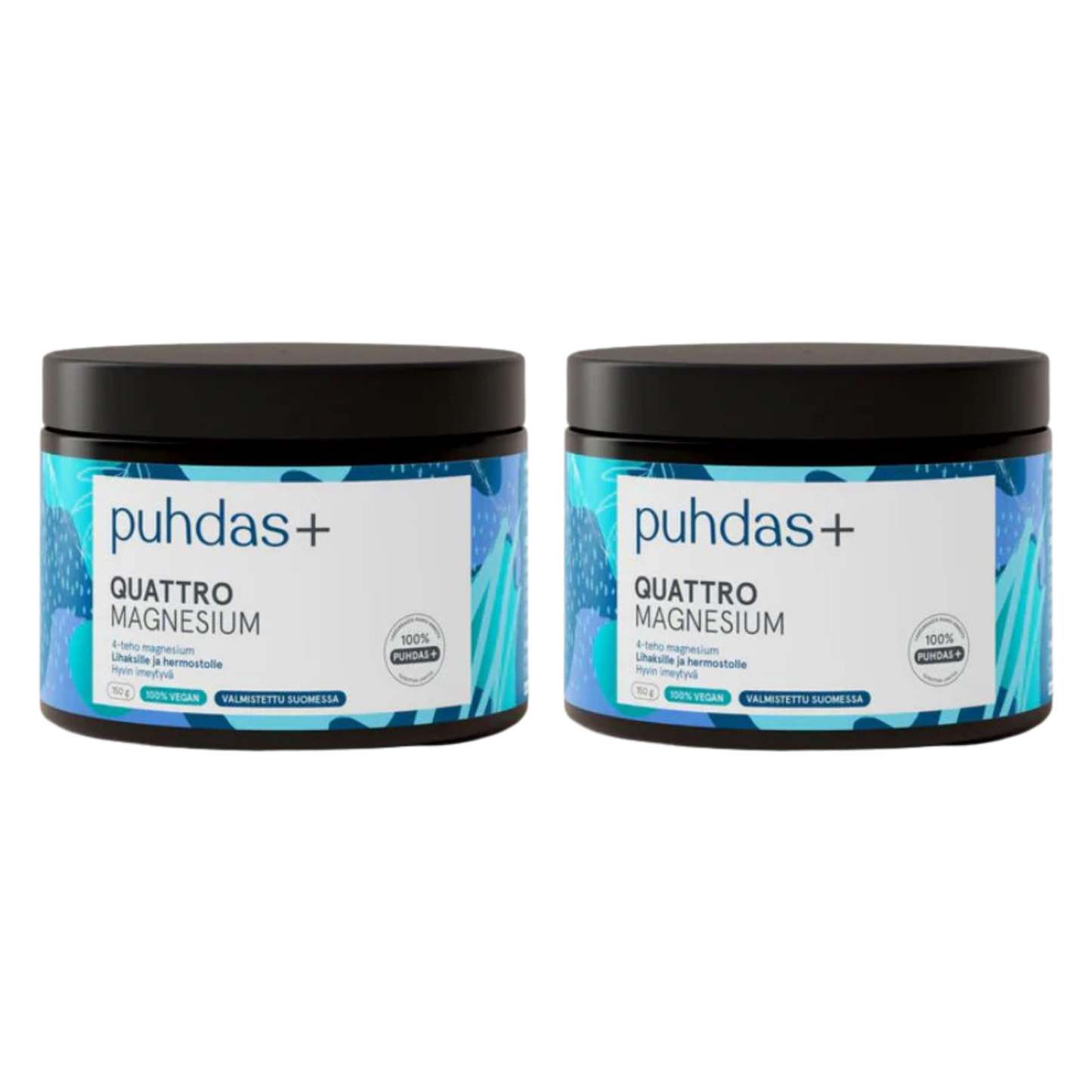 Quattro Magnesium 2X150g (Tuplapakkaus), Puhdas+