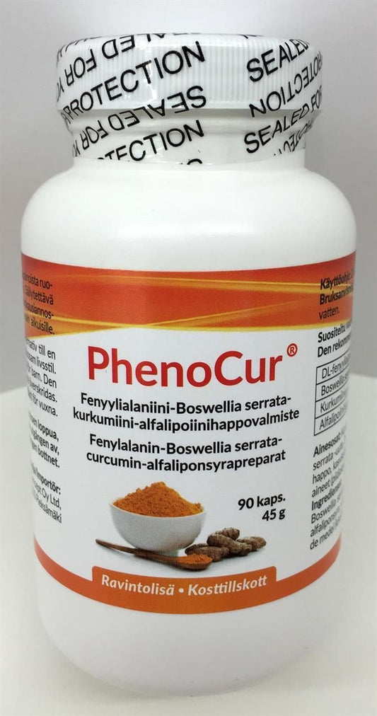 Phenocur Kurkumiini/Boswellia Valmiste 90kaps., HCA