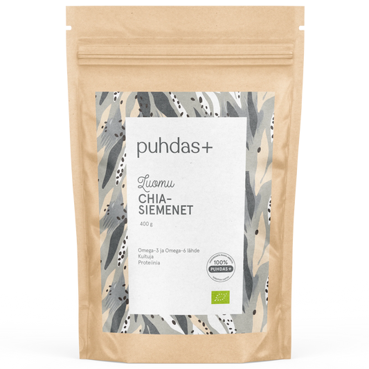 Chia-siemenet  Luomu 400 g, Puhdas+