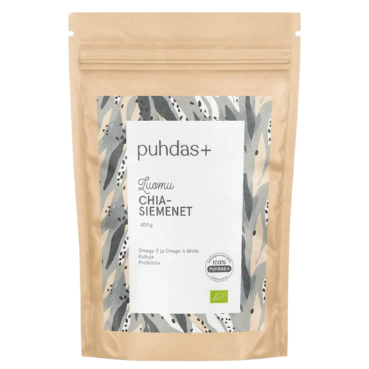 Chia-siemenet  Luomu 400 g, Puhdas+