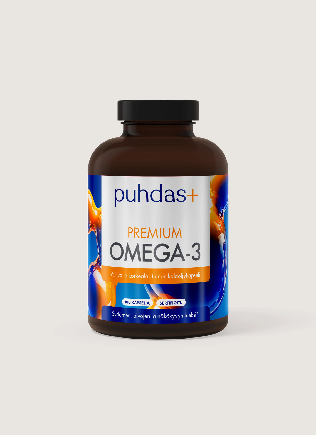 Premium Omega-3 1000 mg 180 kaps, Puhdas+