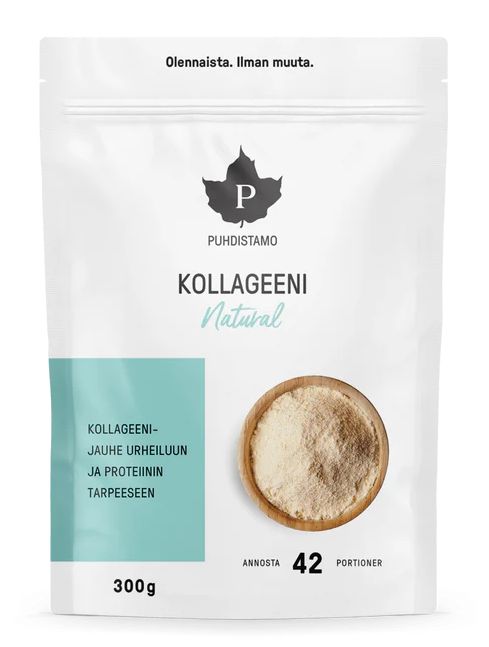 Kollageeni Natural Jauhe 300g, Puhdistamo