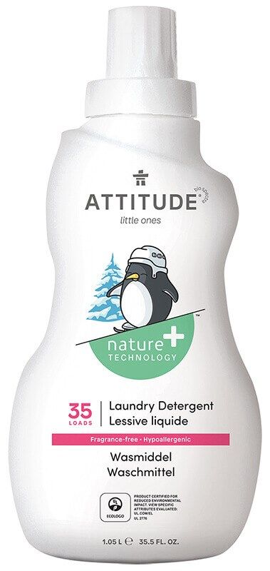Pyykinpesuneste Baby hajusteeton 1.05 l, Attitude